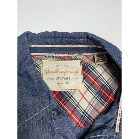 Weatherproof Vintage Denim Button Down Shirt - XL - Picture 5 of 5